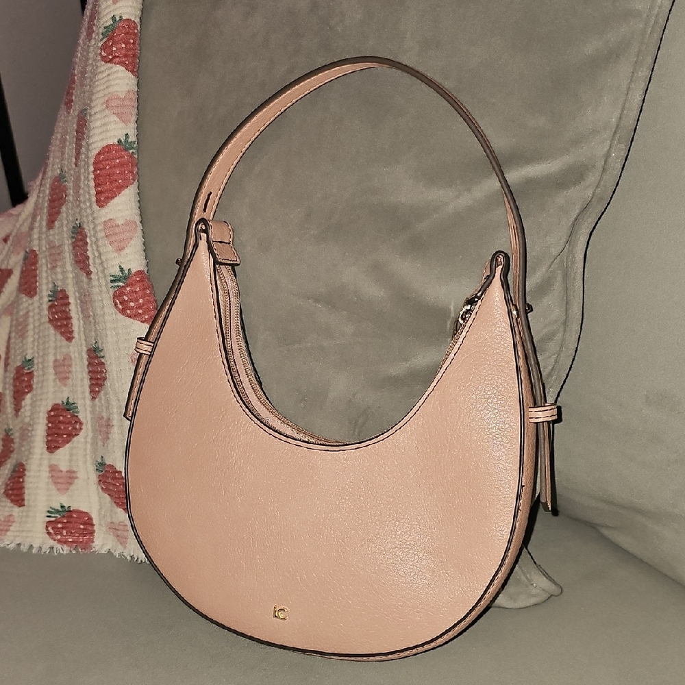Liz Claiborne Blush Crescent Shoulder Bag